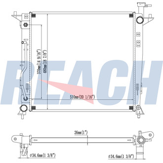 Reach Cooling® - Engine Coolant Radiator