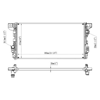 Reach Cooling® - Engine Coolant Radiator