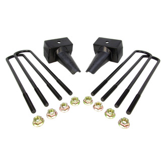 ReadyLIFT® - 4" Tapered Rear Lifted Blocks and U-Bolts