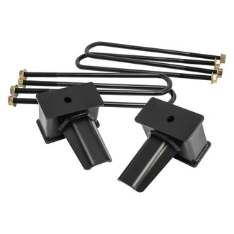 ReadyLIFT® - 4" Tapered Rear Lifted Blocks and U-Bolts