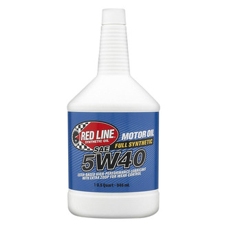 Red Line® - High Performance™ SAE 5W-40 Full Synthetic Motor Oil, 1 Quart