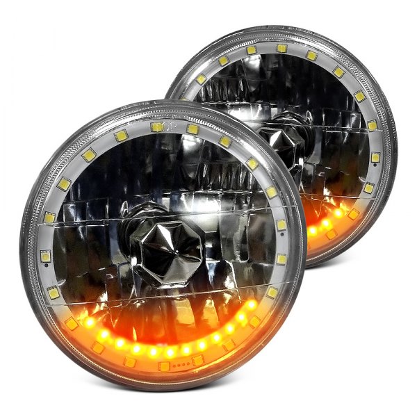 Redline Lumtronix® - Round Crystal Sealed Beam Headlights