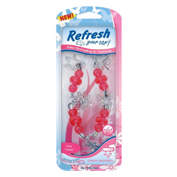 Refresh® - Charm Necklace Pink Petals Air Freshener