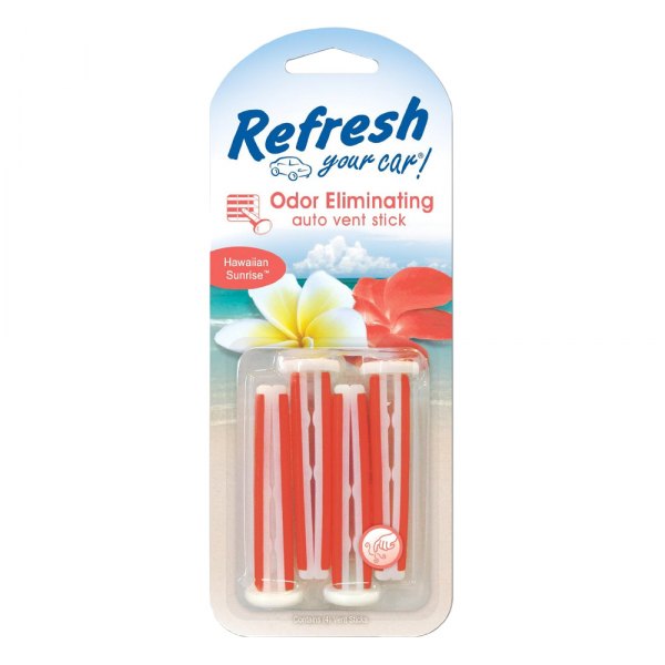 Refresh® - Vent Stick Hawaiian Sunrise Air Freshener, 4 Pieces
