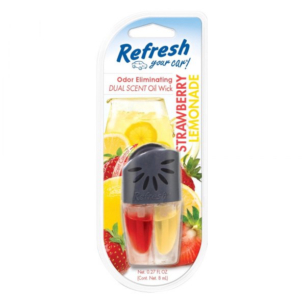 Refresh® - Dual Vent Wick Strawberry/Lemonade Air Freshener