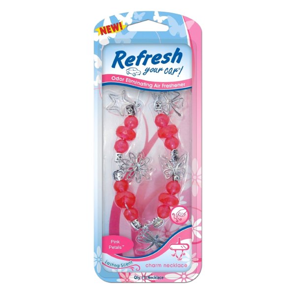 Refresh® - Charm Necklace Driven Vortex Diffuser Pink Petals Air Freshener