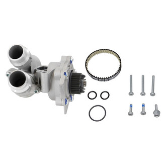Rein® - Engine Coolant Water Pump Kit with Aluminum Thermostat Housing