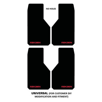 Rek Gen® - Trophy Sport Mud Flaps with Red Logo