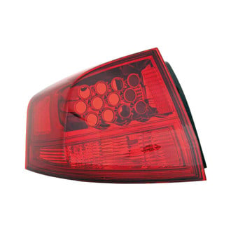 Replace® - Driver Side Outer Replacement Tail Light Lens and Housing (CAPA Certified)