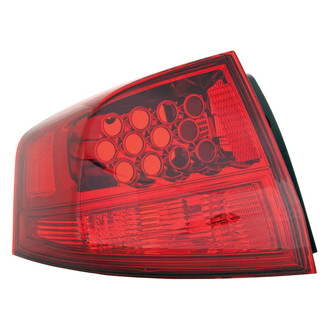 Replace® - Driver Side Outer Replacement Tail Light Lens and Housing (CAPA Certified)