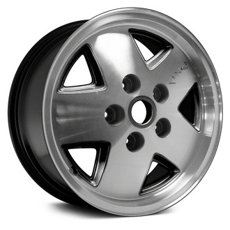Replace® - 5-Spoke Black 15x7 Alloy Factory Wheel - Remanufactured