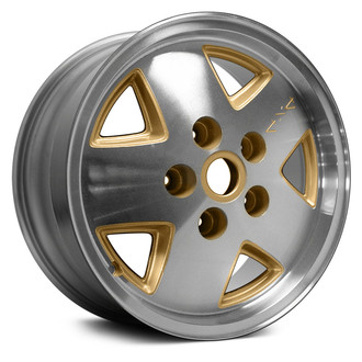 Replace® - 5-Spoke Gold 15x7 Alloy Factory Wheel - Remanufactured