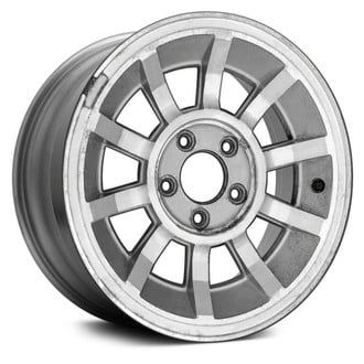 Replace® - 10-Slot Silver with Machined Accents 15x7 Alloy Factory Wheel - Remanufactured