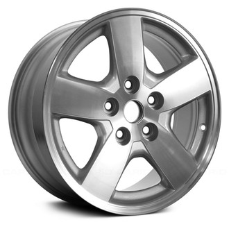 Replace® - 5-Spoke Silver with Machined Face 16x6.5 Alloy Factory Wheel - Remanufactured