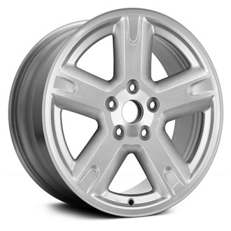 Replace® - 5-Spoke Silver with Machined Face 17x7 Alloy Factory Wheel - Remanufactured