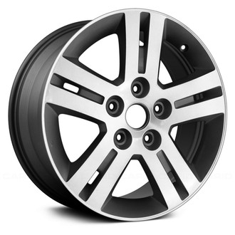 Replace® - Double 5-Spoke Charcoal with Machined Face 17x6.5 Alloy Factory Wheel - Remanufactured