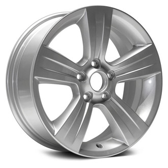 Replace® - 5-Spoke Silver 17x6.5 Alloy Factory Wheel - Remanufactured