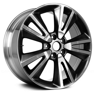 Replace® - 5 V-Spoke Polished with Dark Charcoal 20x8 Alloy Factory Wheel - Remanufactured
