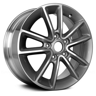 Replace® - 5 V-Spoke Charcoal 17x6.5 Alloy Factory Wheel - Remanufactured