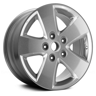 Replace® - 5-Spoke Silver with Machined Face 17x6.5 Alloy Factory Wheel - Remanufactured