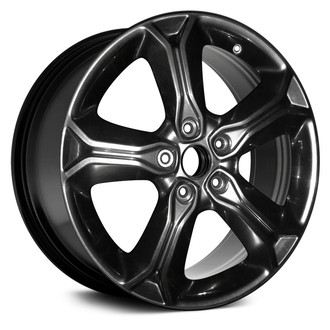 Replace® - 5-Spoke Black 19x7 Alloy Factory Wheel - Remanufactured