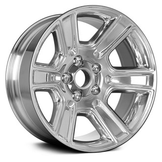 Replace® - 6 I-Spoke Bright Silver with Metallic Polished Accents 20x9 Alloy Factory Wheel - Remanufactured