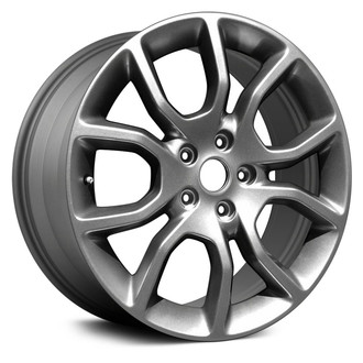 Replace® - 10 V-Spoke Charcoal Metallic with Machined Face 20x8 Alloy Factory Wheel - Remanufactured