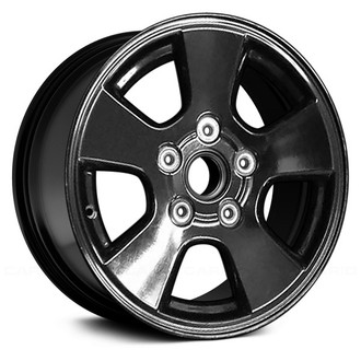 Replace® - 5-Spoke Gloss Black 17x7 Alloy Factory Wheel - Remanufactured