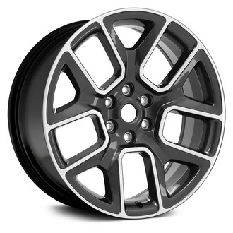Replace® - 5 V-Spoke Black 20x9 Alloy Factory Wheel - Remanufactured