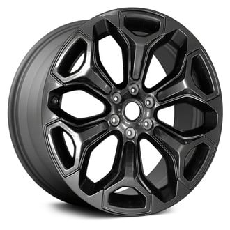 Replace® - 6 Y-Spoke Machined and Medium Charcoal Metallic 20x9 Alloy Factory Wheel - Remanufactured