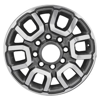 Replace® - 12-Slot Polished Medium Charcoal Metallic 18x8 Alloy Factory Wheel - Remanufactured