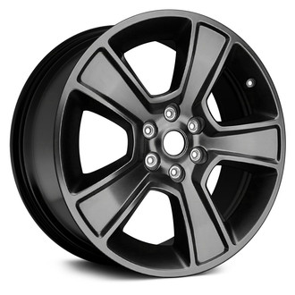 Replace® - 5-Spoke Black 20x9 Alloy Factory Wheel - Remanufactured