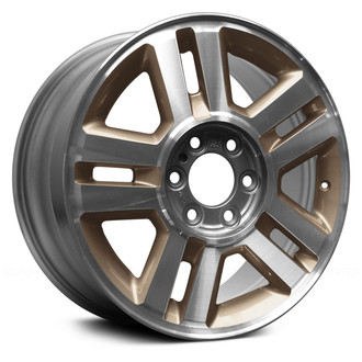 Replace® - Double 5-Spoke Tan with Machined Face 18x7.5 Alloy Factory Wheel - Remanufactured