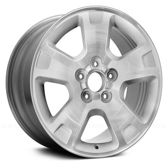 Replace® - 5-Spoke Silver with Machined Accents 17x7 Alloy Factory Wheel - Remanufactured