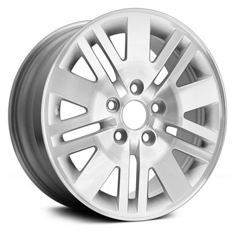 Replace® - 5 W-Spoke Silver with Machined Accents 16x7 Alloy Factory Wheel - Remanufactured