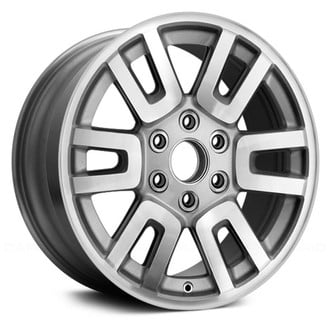 Replace® - 6 Double-Spoke Silver with Machined Face 18x8.5 Alloy Factory Wheel - Remanufactured