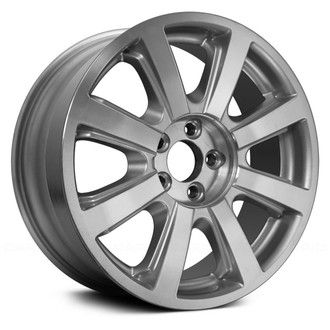 Replace® - 8-Spoke Machined with Silver Pockets 18x7.5 Alloy Factory Wheel - Remanufactured