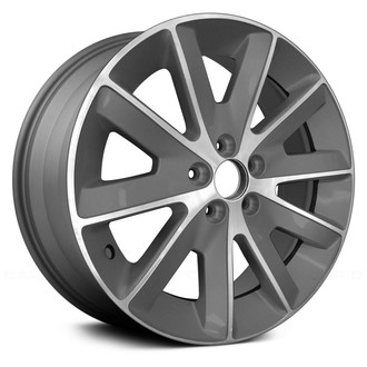 Replace® - 5 V-Spoke Charcoal with Machined Accents 18x7.5 Alloy Factory Wheel - Remanufactured