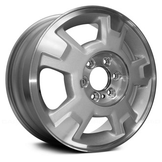 Replace® - 5-Spoke Silver with Machined Accents 17x7.5 Alloy Factory Wheel - Remanufactured