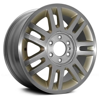 Replace® - 7 V-Spoke Machined with Champagne Inserts 18x7.5 Alloy Factory Wheel - Remanufactured