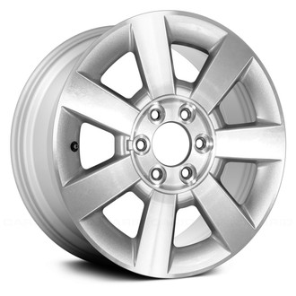 Replace® - 7 I-Spoke Machined with Bright Spark Silver 18x8.5 Alloy Factory Wheel - Remanufactured