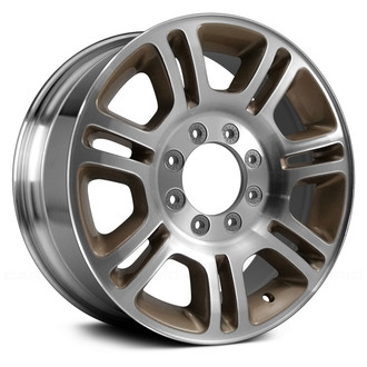 Replace® ALYFI075U65 - 7 Double-Spoke Slow Machined with Tan Metallic 20x8 Alloy Factory Wheel - Remanufactured