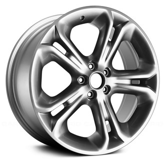 Replace® ALYFI098U77 - Double 5-Spoke Silver 20x8.5 Alloy Factory Wheel - Remanufactured