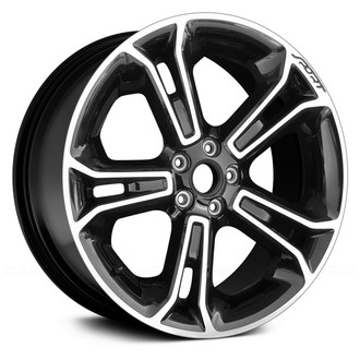 Replace® - 5 Split-Spoke Black with Machined Face 20x9 Alloy Factory Wheel - Remanufactured