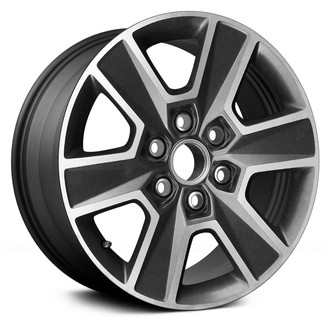Replace® - 6 I-Spoke Dark Charcoal with Machined Face 18x7.5 Alloy Factory Wheel - Remanufactured