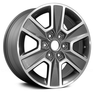 Replace® - 6 I-Spoke Charcoal Metallic with Machined Face 18x7.5 Alloy Factory Wheel - Remanufactured