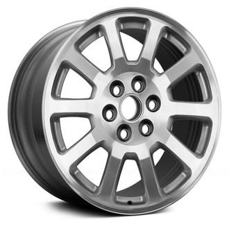 Replace® - 10 I-Spoke Machined with Silver Vents 17x6.5 Alloy Factory Wheel - Remanufactured