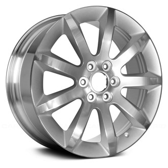 Replace® - 9 I-Spoke Bright Silver with Metallic Polished Accents 20x7.5 Alloy Factory Wheel - Remanufactured