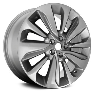 Replace® - 10 Spiral-Spoke Argent Metallic with Machined Accents 18x7 Alloy Factory Wheel - Remanufactured
