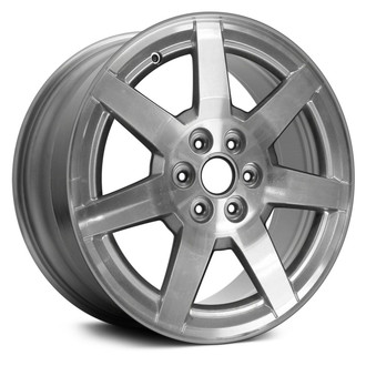 Replace® - 7 I-Spoke Silver with Machined Face 17x7.5 Alloy Factory Wheel - Remanufactured